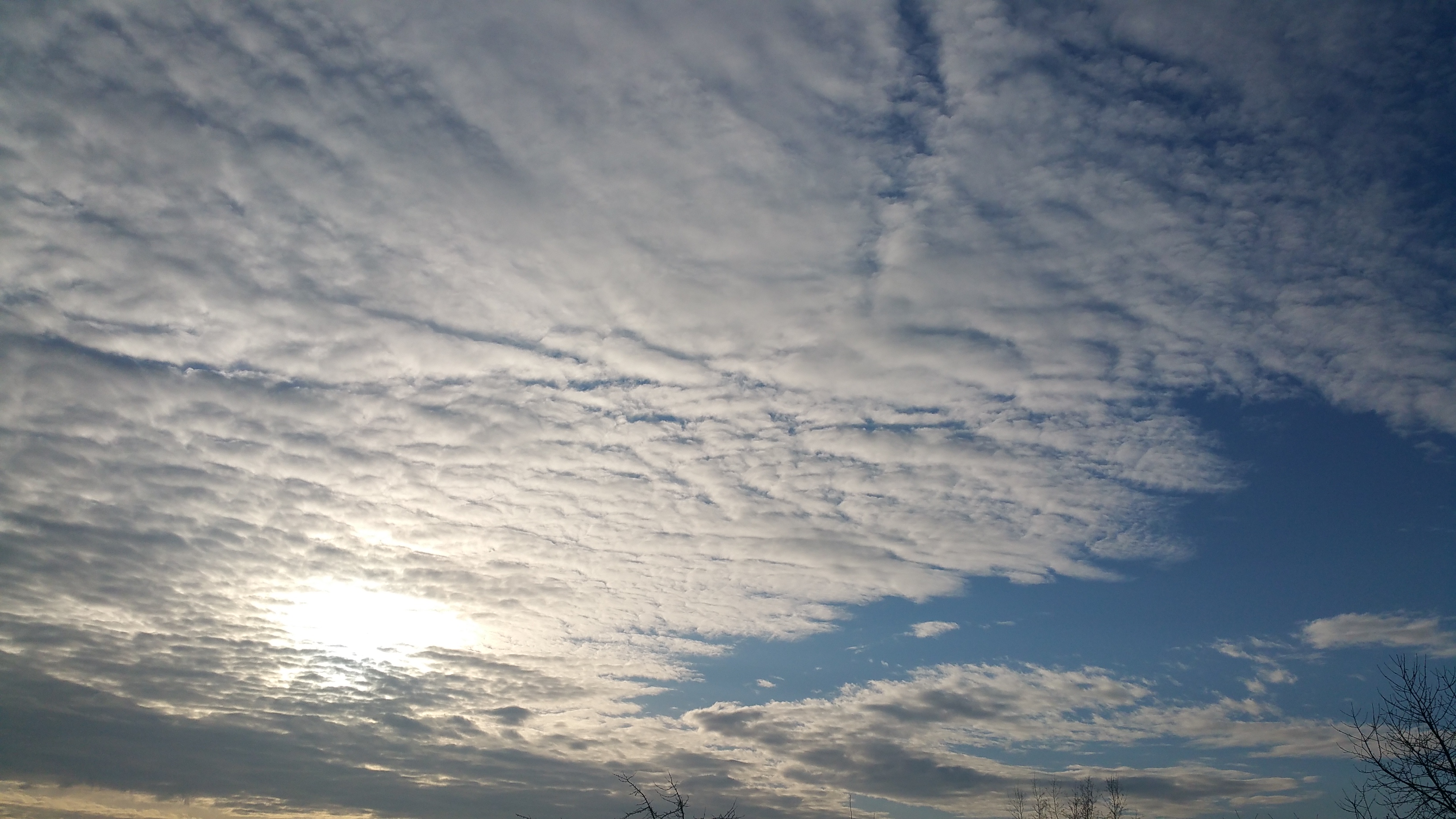 Altostratus wolken